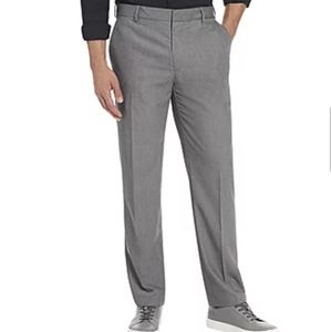 Van Heusen Flex Straight Fit Pants with Bottom Stains